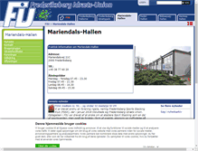 Tablet Screenshot of mariendalshallen.dk